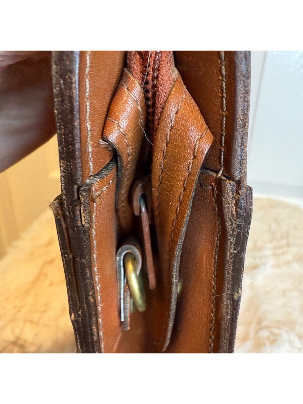 HARTMANN VINTAGE PORTFOLIO LEATHER EXECUTIVE STRUCTURED BRIEFCASE - Picture 11 of 14